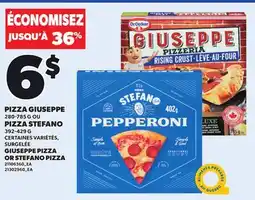 Provigo GIUSEPPE PIZZA OR STEFANO PIZZA,392-429 G offer