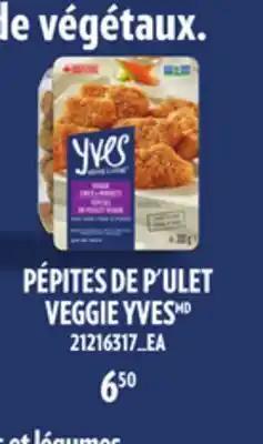 Provigo PÉPITES DE P'ULET VEGGIE YVES offer