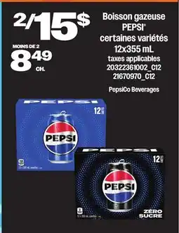 Provigo PepsiCo Beverages, 12x355 mL offer