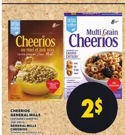 Provigo GENERAL MILLS CHEERIOS, 260-292 G offer