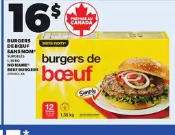 Provigo BURGERS DE BŒUF SANS NOM , 1,36 KG offer