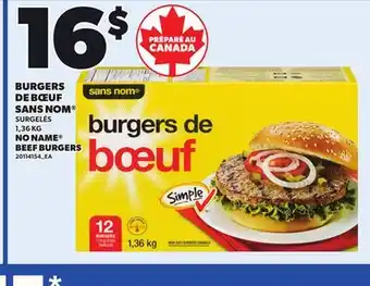 Provigo BURGERS DE BŒUF SANS NOM , 1,36 KG offer