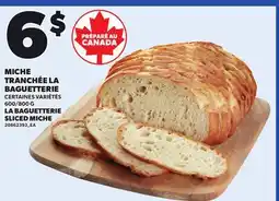 Provigo LA BAGUETTERIE SLICED MICHE, 600/800 G offer
