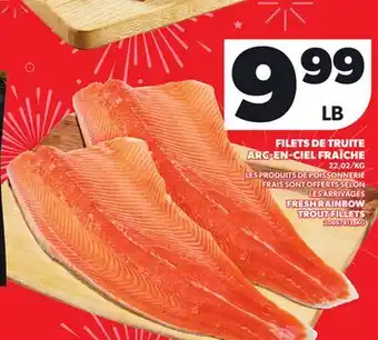 Provigo FRESH RAINBOW TROUT FILLETS offer