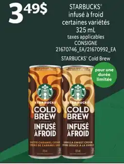 Provigo STARBUCKS COLD BREW, 325 ML offer