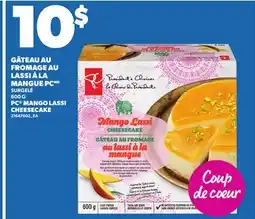 Provigo PC MANGO LASSI CHEESECAKE, 600 G offer