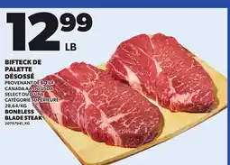 Provigo BONELESS BLADE STEAK offer