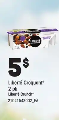 Provigo LIBERTÉ CRUNCH , 2 PK offer