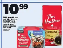 Provigo TIM HORTONS GROUND COFFEE, 300 G OR K-CUPS, 10/12 UN offer