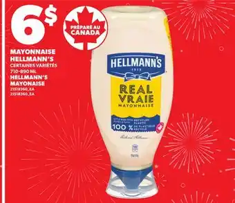 Provigo HELLMANN'S MAYONAISE, 710-890 ML offer