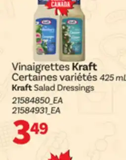 Provigo KRAFT SALAD DRESSINGS, 425 ML offer