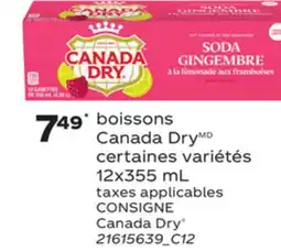 Provigo CANADA DRY , 12X355 ML offer