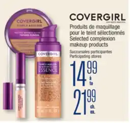 Jean Coutu COVERGIRL Selected complexion makeup products offer