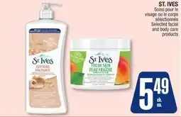 Jean Coutu ST. IVES Selected facial and body care products offer