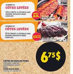 Provigo PORK BACK RIBS, 680 G offer