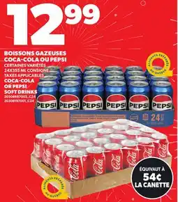 Provigo COCA-COLA OR PEPSI SOFT DRINKS offer