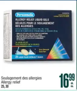 Jean Coutu PERSONNELLE Allergy relief offer