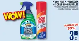 Jean Coutu BON AMI, FANTASTIK, SCRUBBING BUBBLES Selected cleaning products offer