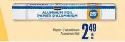 Jean Coutu SELECTION Aluminum foil offer