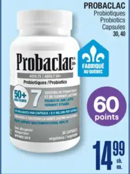 Jean Coutu PROBACLAC Probiotics Capsules offer