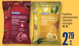 Jean Coutu PERSONNELLE Selected lozenges offer