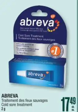 Jean Coutu ABREVA Cold sore treatment offer