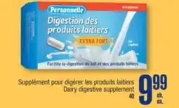 Jean Coutu PERSONNELLE Dairy digestive supplement offer