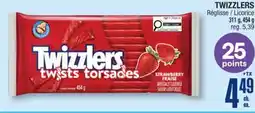 Jean Coutu TWIZZLERS Licorice offer