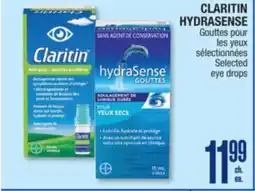 Jean Coutu CLARITIN HYDRASENSE Selected eye drops offer