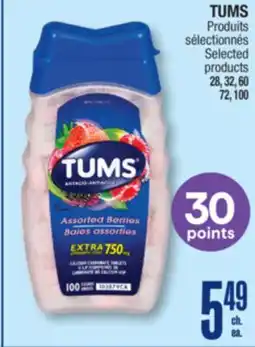 Jean Coutu TUMS Selected products offer