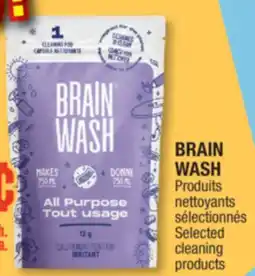 Jean Coutu BRAIN WASH Selected cleaning products offer