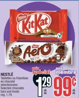 Jean Coutu NESTLÉ Selected chocolate bars and treats offer