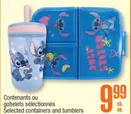 Jean Coutu Selected containers and tumblers offer