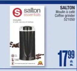Jean Coutu SALTON Coffee grinder offer