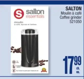 Jean Coutu SALTON Coffee grinder offer