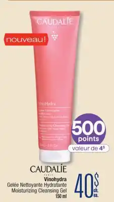 Jean Coutu Caudalíe Vinohydra Moisturizing Cleansing Gel offer