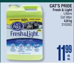 Jean Coutu CAT'S PRIDE Fresh & Light Cat litter, kg offer