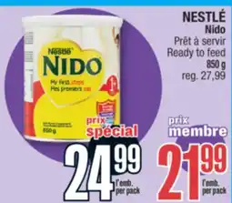 Jean Coutu NESTLÉ Nido Ready to feed offer