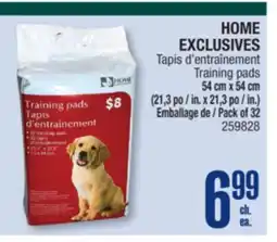 Jean Coutu HOME EXCLUSIVES Training pads offer