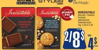 Jean Coutu IRRÉSISTIBLE Cookies offer