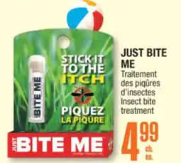 Jean Coutu JUST BITE ME Insect bite treatment offer