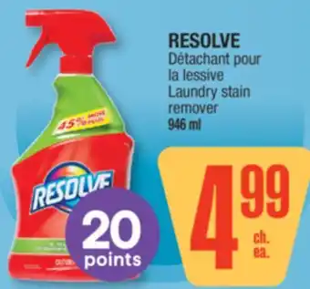 Jean Coutu RESOLVE Laundry stain remover offer