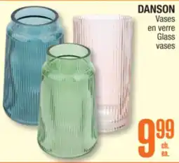 Jean Coutu DANSON Glass vases offer