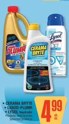 Jean Coutu CERAMA BRYTE, LIQUID-PLUMR, LYSOL NeutraAir Selected products offer