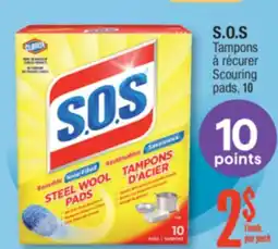 Jean Coutu S.O.S Tampons Scouring pads, 10 offer