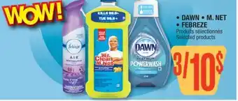 Jean Coutu DAWN, M. NET or FEBREZE Selected products offer