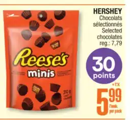 Jean Coutu HERSHEY Selected chocolates offer