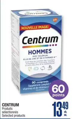 Jean Coutu CENTRUM Selected products points offer