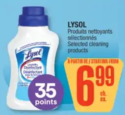 Jean Coutu LYSOL Selected cleaning products offer