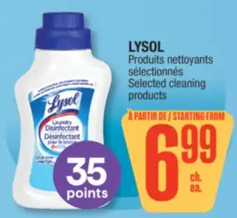Jean Coutu LYSOL Selected cleaning products offer